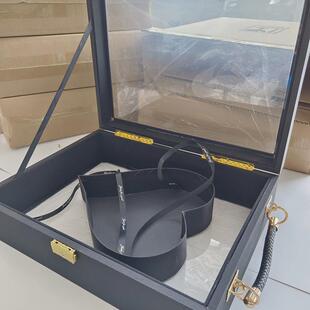 情人节新款亚克力diy花盒高端手提式求婚告白花盒透明送女友