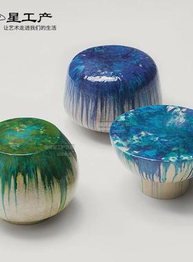 户外树脂家具座椅玻璃钢商场美陈彩绘异形创意艺术坐凳摆件雕塑