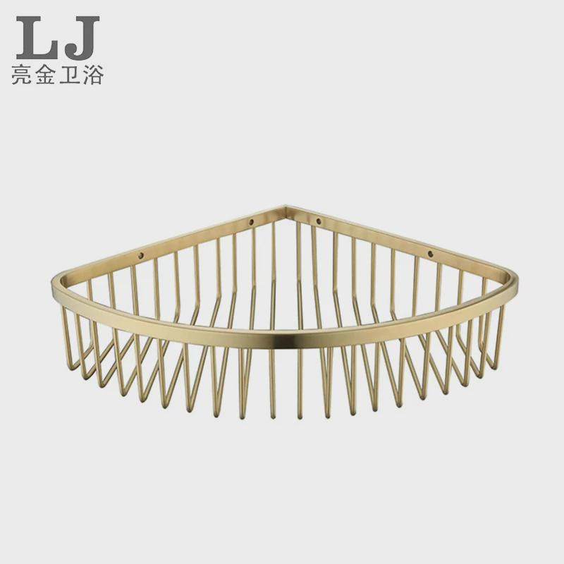 新款304不锈钢拉丝金 5003三角网篮浴室扇形线篮转角置物架挂壁式,乐器/吉他/钢琴/配件,其它乐器配件,淘宝优惠券,粉丝福利购,淘宝优惠卷