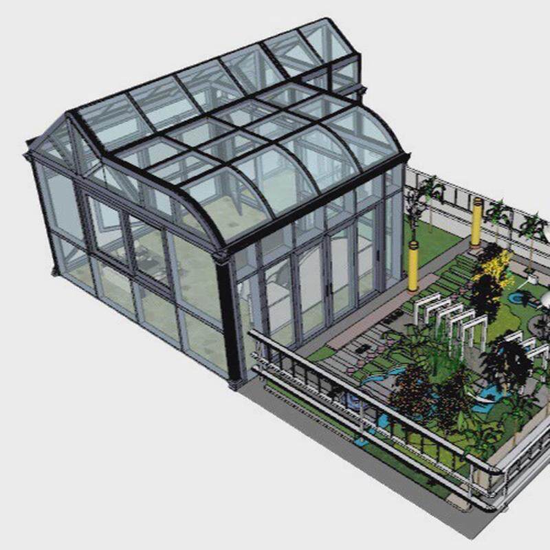 玻璃阳光房铝合金耐力板雨棚车棚露台棚源头工厂遮阳隔热玻璃房