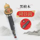 民族檀木葫芦丝乐器初学者c调降b调丝专业演奏级胡芦小学生儿童