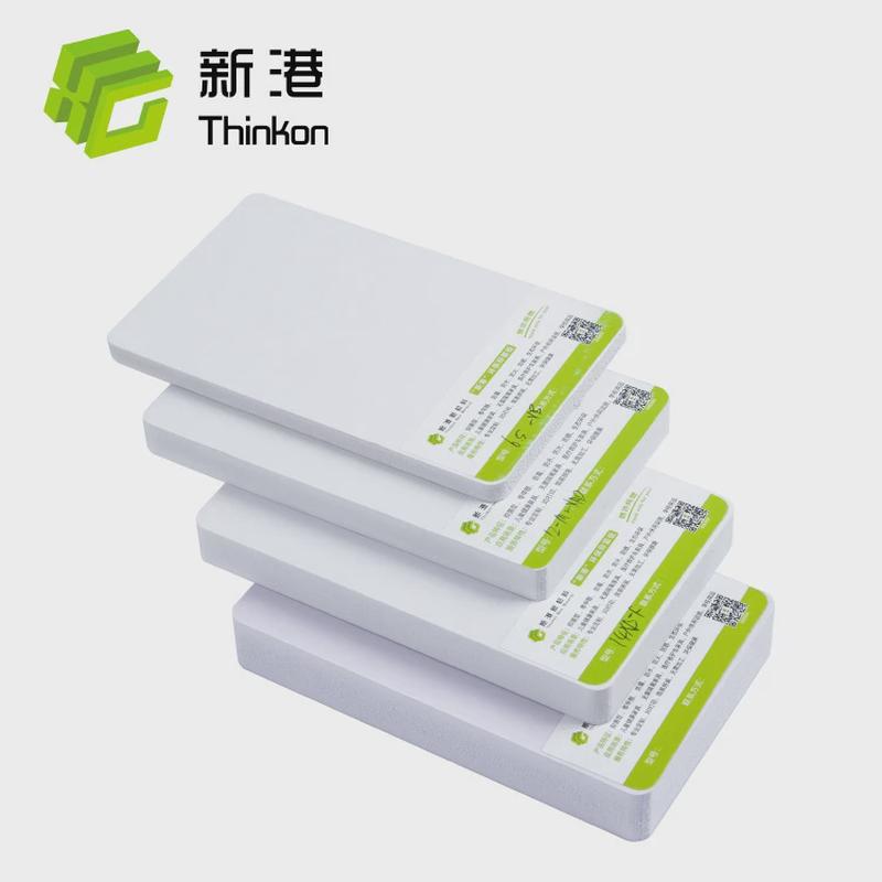 厂家定制结皮pvc发泡板pvc橱柜硬质雕刻板工艺材料环保无铅装饰板