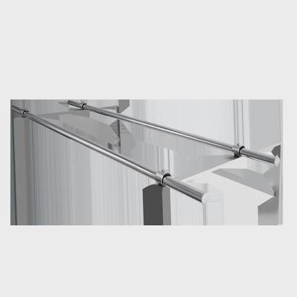 9v7t304晾衣架阳台不锈钢凉三角架侧装固定外伸侧墙窗外晾衣杆衣