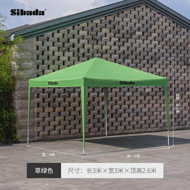 J^户外折叠帐篷四角防雨摆摊棚广告棚停车遮阳棚伸缩式棚子四脚大