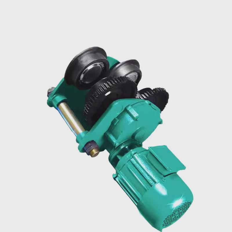 电动葫芦行走小车2t5t跑电机车轮10吨轨道车行3t工字钢滑轮1吨