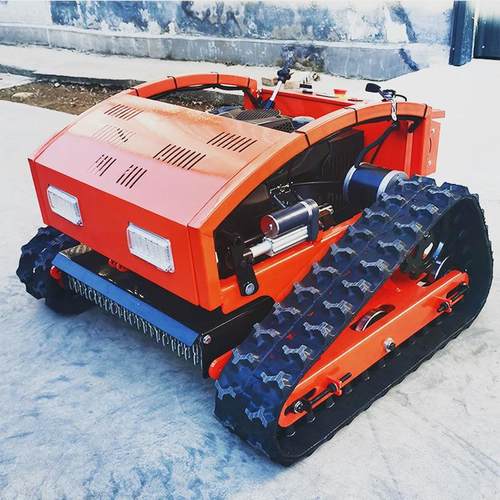 履带式自走割草机草坪遥控割草机全自动碎草机履带式电动割草机