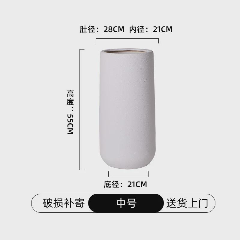 2024年新款陶瓷花盆大口径高深透气特大号室内外绿植盆栽实用花器