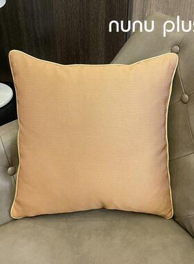 7yx纱斜纹批发纱公主风沙发客厅二件套抱枕时尚样板间轻奢靠垫靠