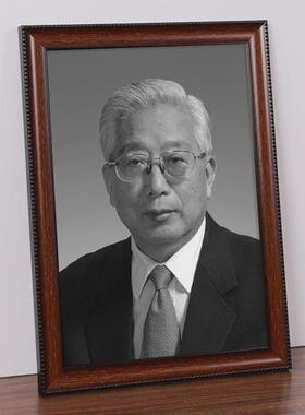 w1tr实木遗像制作老人相框遗照黑色a4a312寸摆台灵堂照片冲洗