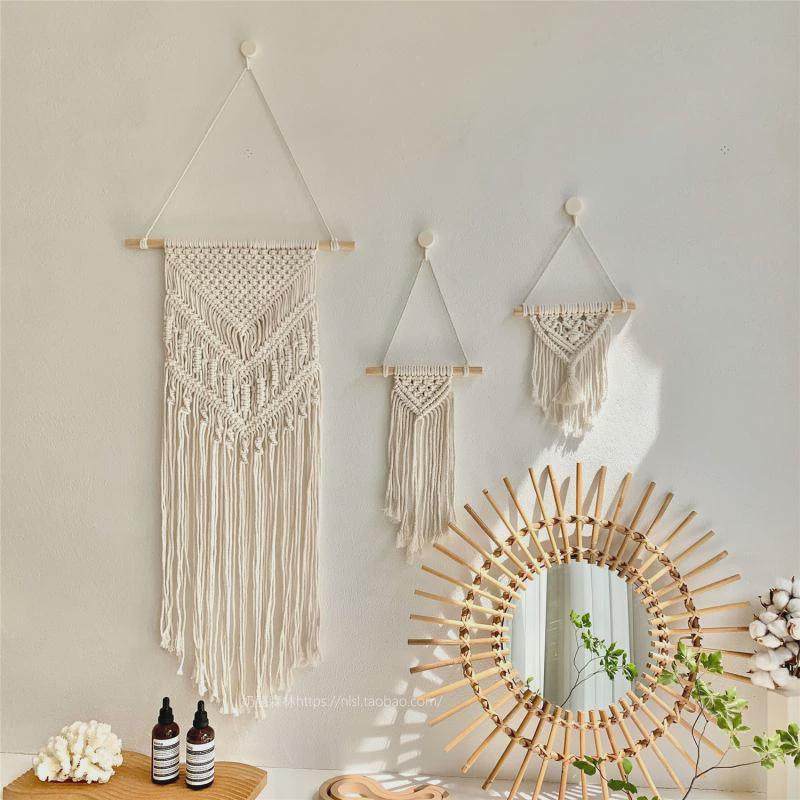 eq4fins风摄影装饰镜柳藤镜子手工编织民宿酒吧墙饰壁挂藤编拍照,家居饰品,壁饰,淘宝优惠券,粉丝福利购,淘宝优惠卷