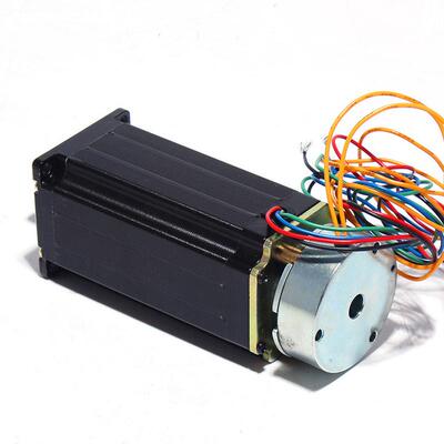 57步进电机2.8n带刹车57byg250h机身力矩带抱闸57电机大142mm