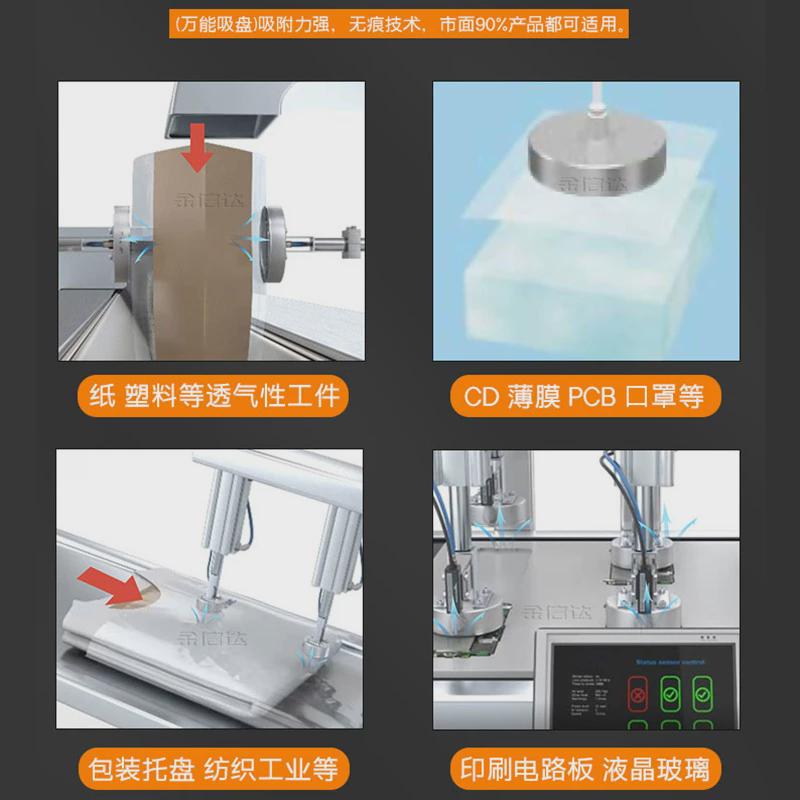 工业非接触式嘴无痕真空吸盘snt-20/30/40/60气动吸伯努利发生器