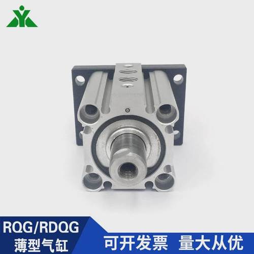 rqg25/rdqg25-15-20-30-35-40-50-75-100-m底部法兰板气气缸缓冲