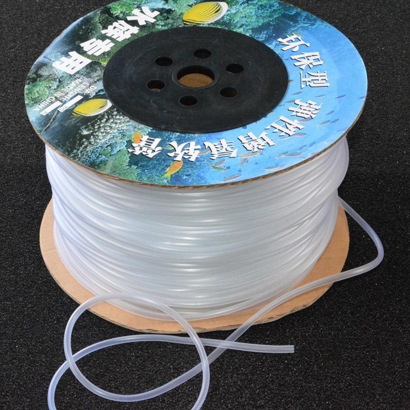 5645打气泵增氧泵氧气管 水族充氧泵管橡胶 气泵软管4mm塑料管