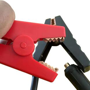 汽车启动电源线夹加粗应急电源线夹红黑充电电瓶夹充电夹子连接线