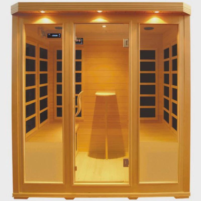 可移动家庭用汗蒸房蒸红火碳板汗蒸房桑拿房铁杉四人木发汗房