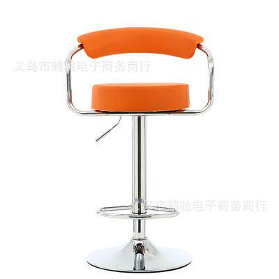 吧台椅升降椅现代简约靠背酒吧椅家用吧凳前台椅高脚收银凳子旋转