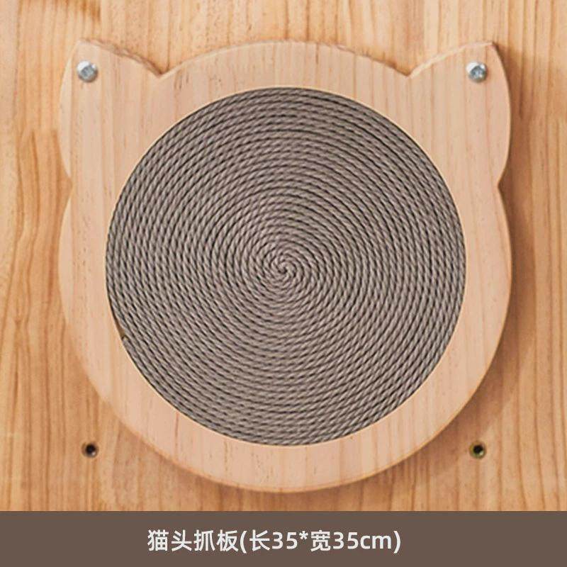 水木生洞洞板猫墙跳板墙壁式免打孔猫窝一体猫架子猫咪实木猫爬架