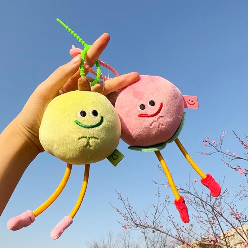 毛绒发声挂件创意卡通钥匙扣高级感包包挂饰女精致可爱公仔玩具