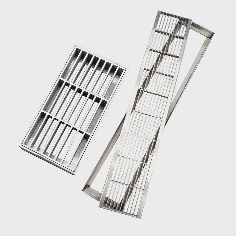 不锈钢格栅下水道盖板格栅网格板钢格板防滑排水沟盖板不锈钢格栅