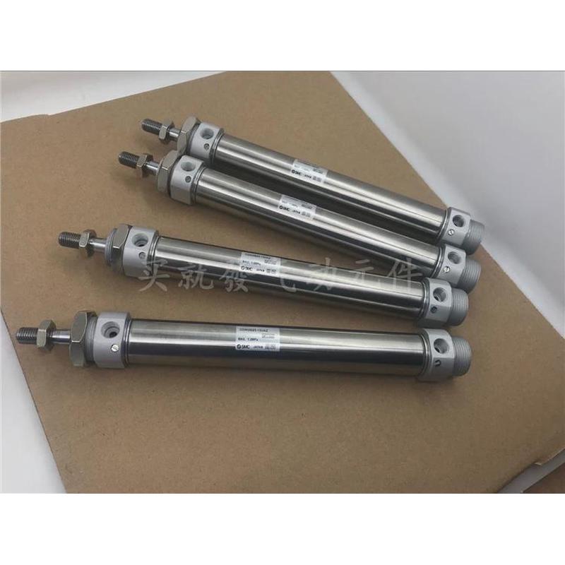 SMC不锈迷你气缸CM2B CDM2B32-25/50/75/100/125/150/200/300/400