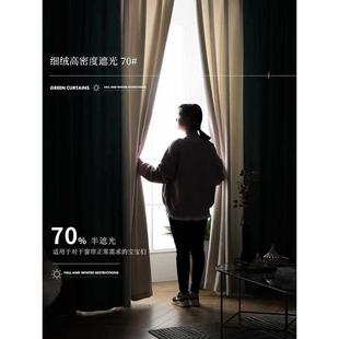 店定制免打孔窗帘衣帽间遮挡 批发ins风试衣间门帘更衣室隔断服装