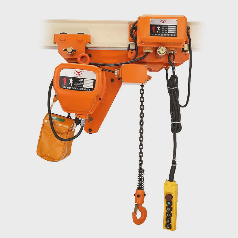 厂家批发链条电动葫芦1吨提升机双链单链运行式鬼头环链电动葫芦