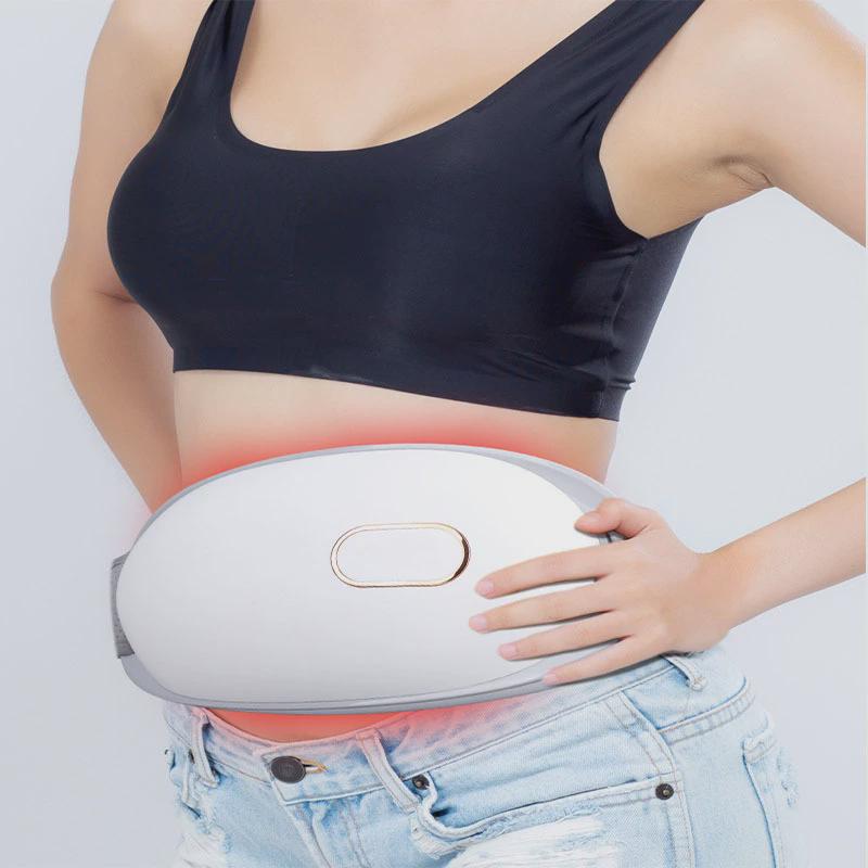 跨境腹部按摩器按摩仪揉腹仪砭石家用自动热敷腰椎按摩器暖宫腰带