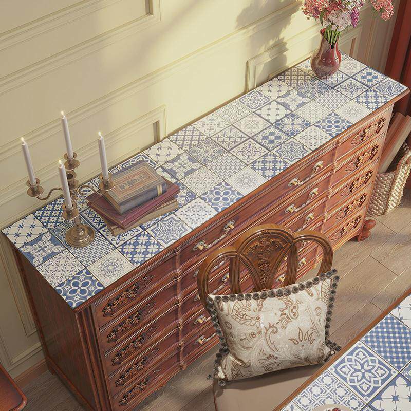 皮革电视柜垫桌垫轻奢防水防脏茶几桌布垫子餐边柜鞋柜保护垫台面