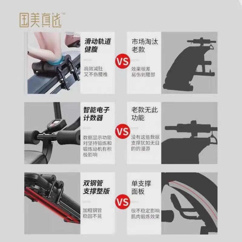仰卧起坐健身器材家用腹肌板美腰机收腹机辅助器仰卧板卷锻炼腹机