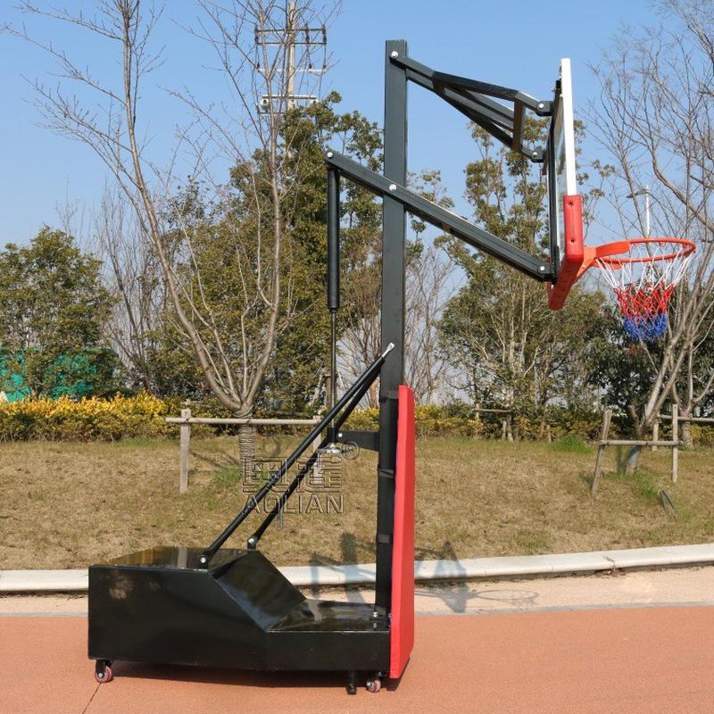 标准户外休闲可升降式篮球架青少年训练型篮球架庭院移动篮球架