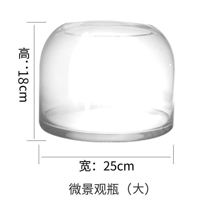 微景观玻璃瓶苔藓闷养盆器玻璃容器微观生态瓶瓶子花盆微景缸空瓶