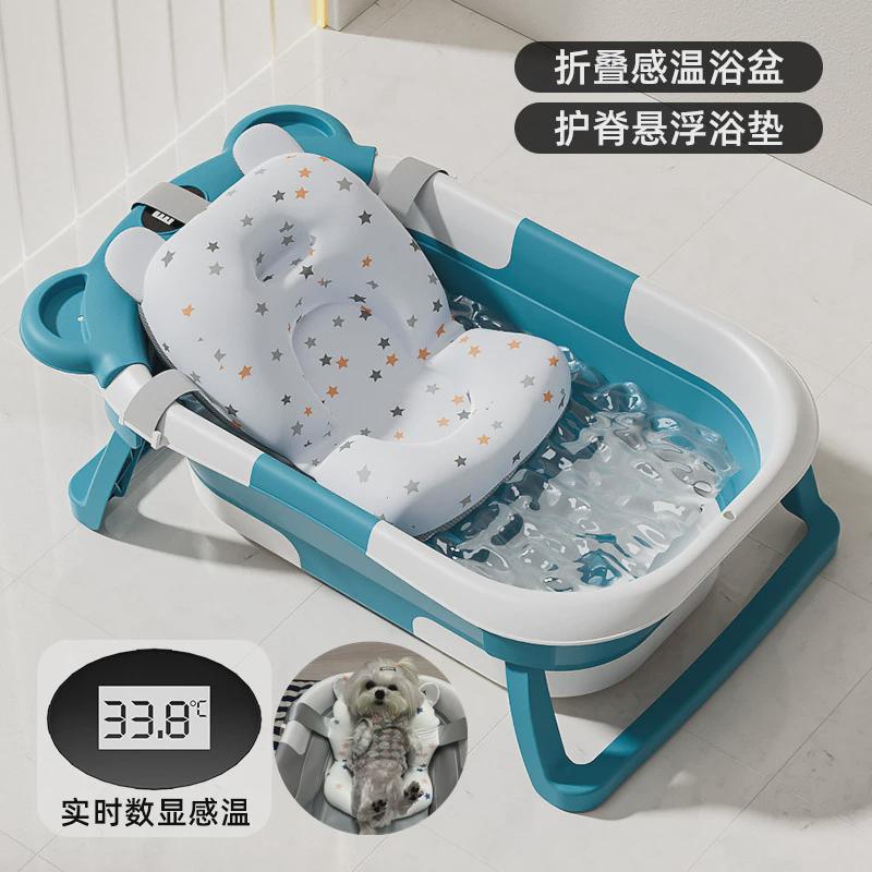 宠物洗澡盆猫咪专用浴缸猫猫沐浴盆小狗狗泡澡桶防跑洗猫盆可折叠