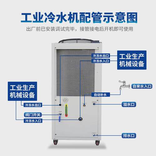 工业5匹风冷式冷水机激光冷却降温冷却注塑模具小型制冷机