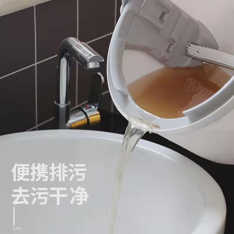 k8单桶旋转桶桶家用洗甩一体手压拖把免手洗干湿两用单套装洗甩