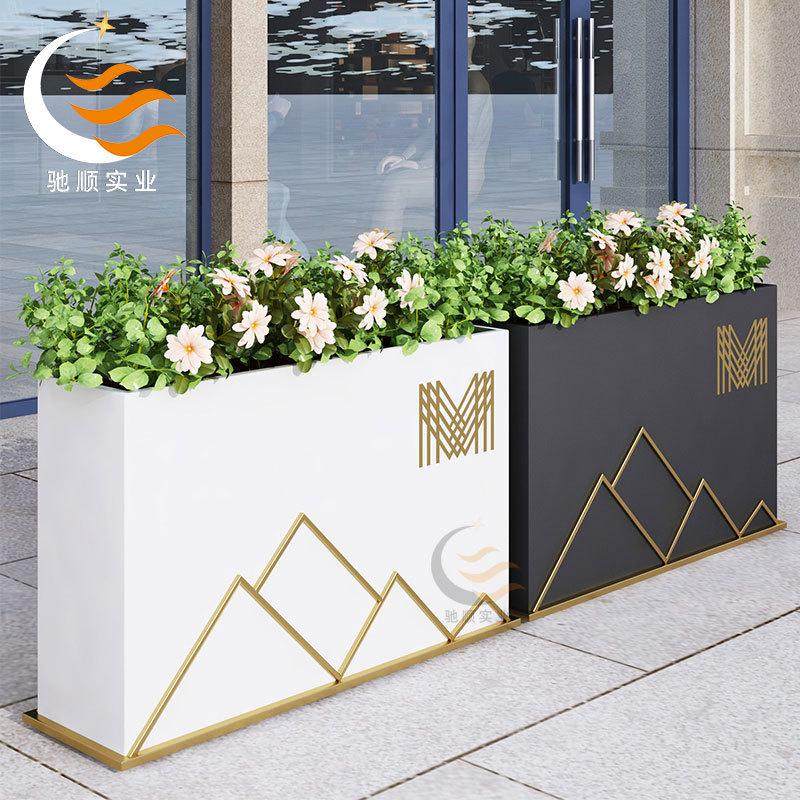 玻璃钢花箱商场酒店线条方形花盆户外步行街创意条纹美陈铁艺花钵,鲜花速递/花卉仿真/绿植园艺,花盆,淘宝优惠券,粉丝福利购,淘宝优惠卷