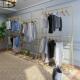 正挂侧挂服装 上墙壁挂式 店展示架双层 展示架金色挂衣架落地式 服装