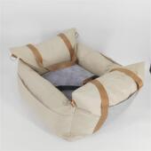 跨境车载加高小型犬座椅防水防滑狗窝汽车旅行狗狗窝便携加厚狗窝