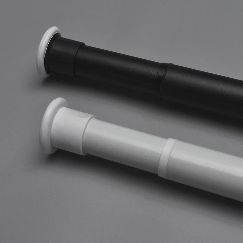 免打孔伸缩杆安装晾衣杆衣架不锈钢窗帘挂杆浴帘杆子门帘衣柜撑杆