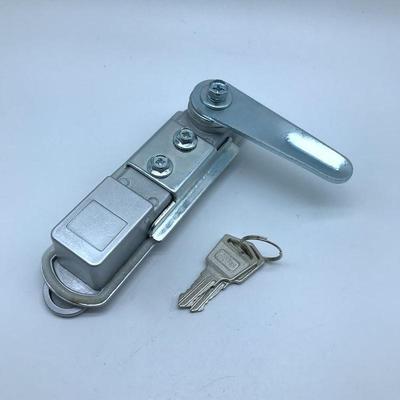 ms819银色密码锁，四位机械，平面锁，电柜门锁密码通讯柜门锁