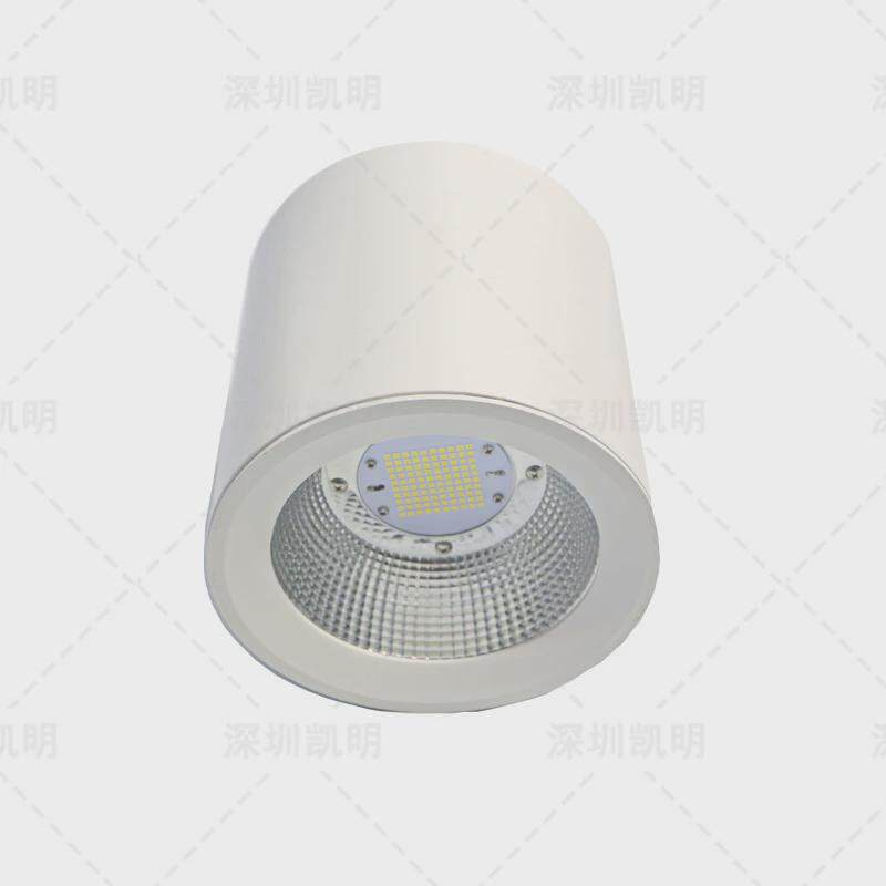 火车站50WLED明装筒灯60W80W100W雨棚灯免开孔集散厅照明筒灯