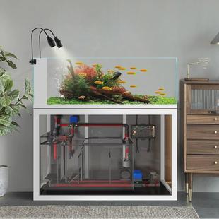 懒人海鱼缸智能创免换水溪流缸客厅小型家用鱼缸生态造景水草缸