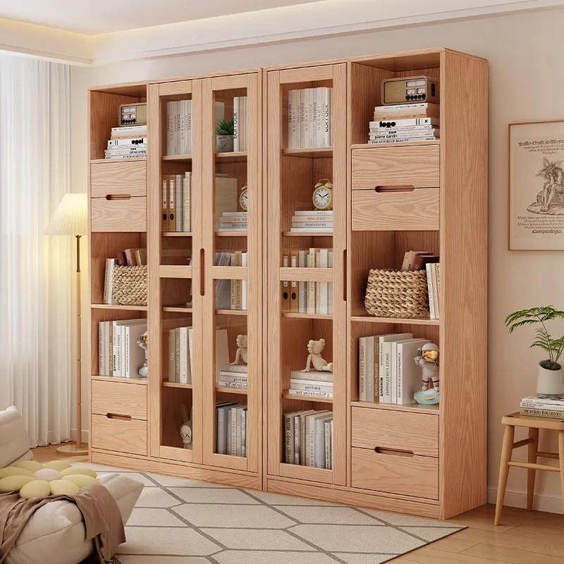 实木书柜落地置物架儿童阅读收纳架客厅多层书架家用靠墙储物柜子,机械设备,其他机械设备,淘宝优惠券,粉丝福利购,淘宝优惠卷