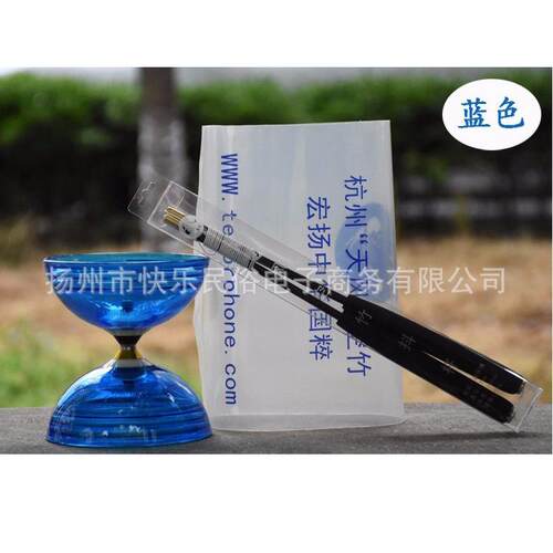 天风空竹水晶铃空竹校园学生空竹软胶空竹成人空竹三轴承空竹扯铃
