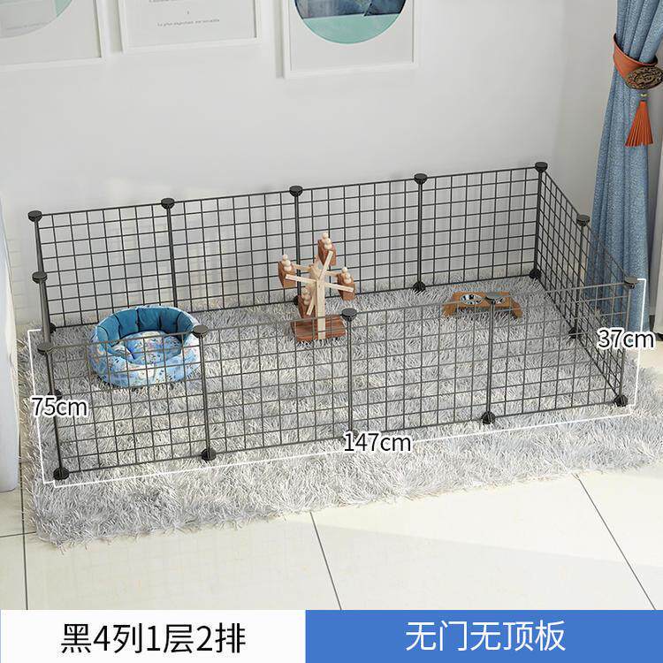 狗笼子室内中型折叠自由空间厕所带隔离栏家用宠物狗狗的围栏栅栏