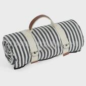 现货户外野炊垫折叠帆布拎手野餐垫ins风沙滩防潮春游野营垫地垫