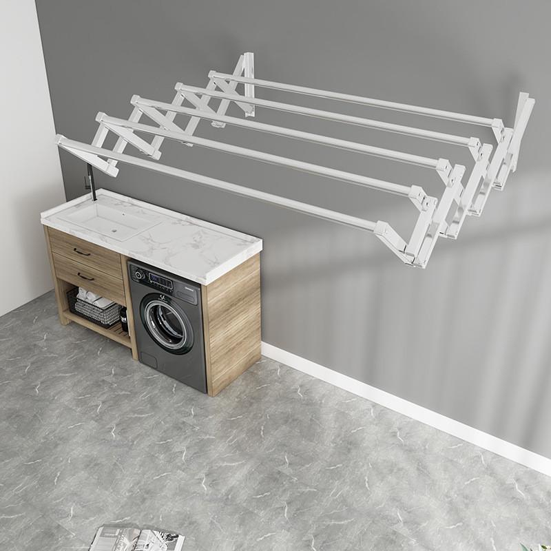 衣架伸缩晾衣晾衣杆室外不锈户外阳台凉壁挂不锈钢晾衣架衣架晒衣