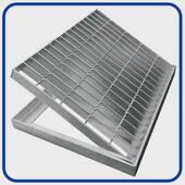 钢格板重型钢格板平台楼梯踏步格栅板不锈钢盖钢格板钢格栅沟复合