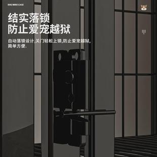 狗笼子大中小型犬全管狗笼金毛拉布拉多加粗铁笼子室内狗房子狗窝