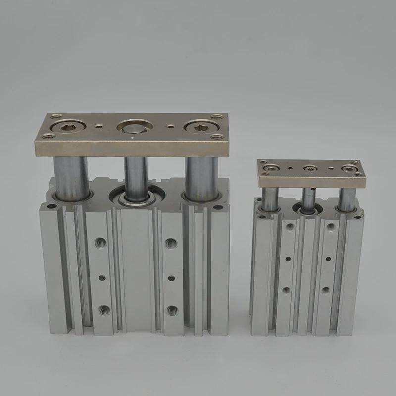 气缸导杆气缸mgpl系列多规格三轴导杆气缸铝合金经济型厂家供应